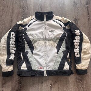 Castle X Women's Black and White Snowmobile Jacket
